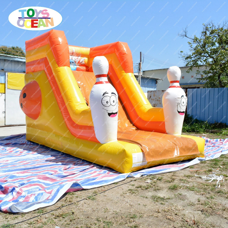 Water Slide Inflatable - สไลเดอร์น้ำคุณภาพสูงแบบกำหนดเองสำหรับสนามหลังบ้าน สไลเดอร์เป่าลมสำหรับเด็ก สไลเดอร์แห้งเชิงพาณิชย์ บ้านลมแบบโบว์ลิ่งสำหรับขาย