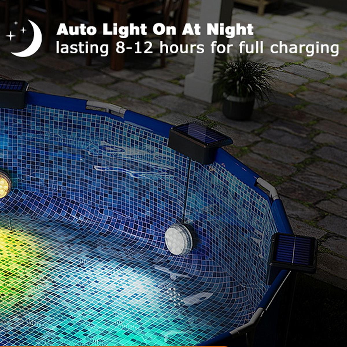 ไฟสระว่ายน้ำพลังงานแสงอาทิตย์ใ - Pool Light Solar Rechargeable บทวิจารณ์และราคา