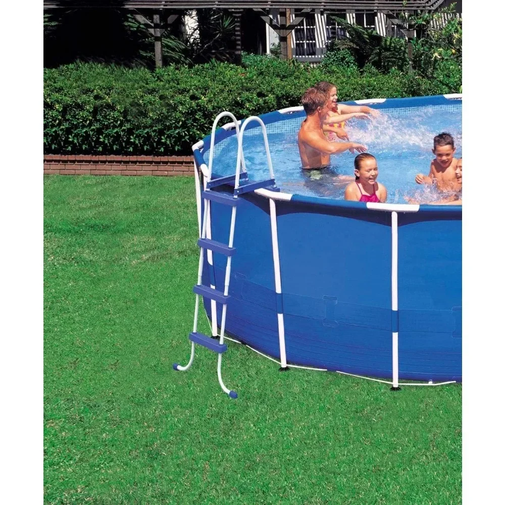 ชุดสระว่ายน้ำโครงเหล็กกลางแจ้ง - Pool Ladder Above Ground บทวิจารณ์และราคา