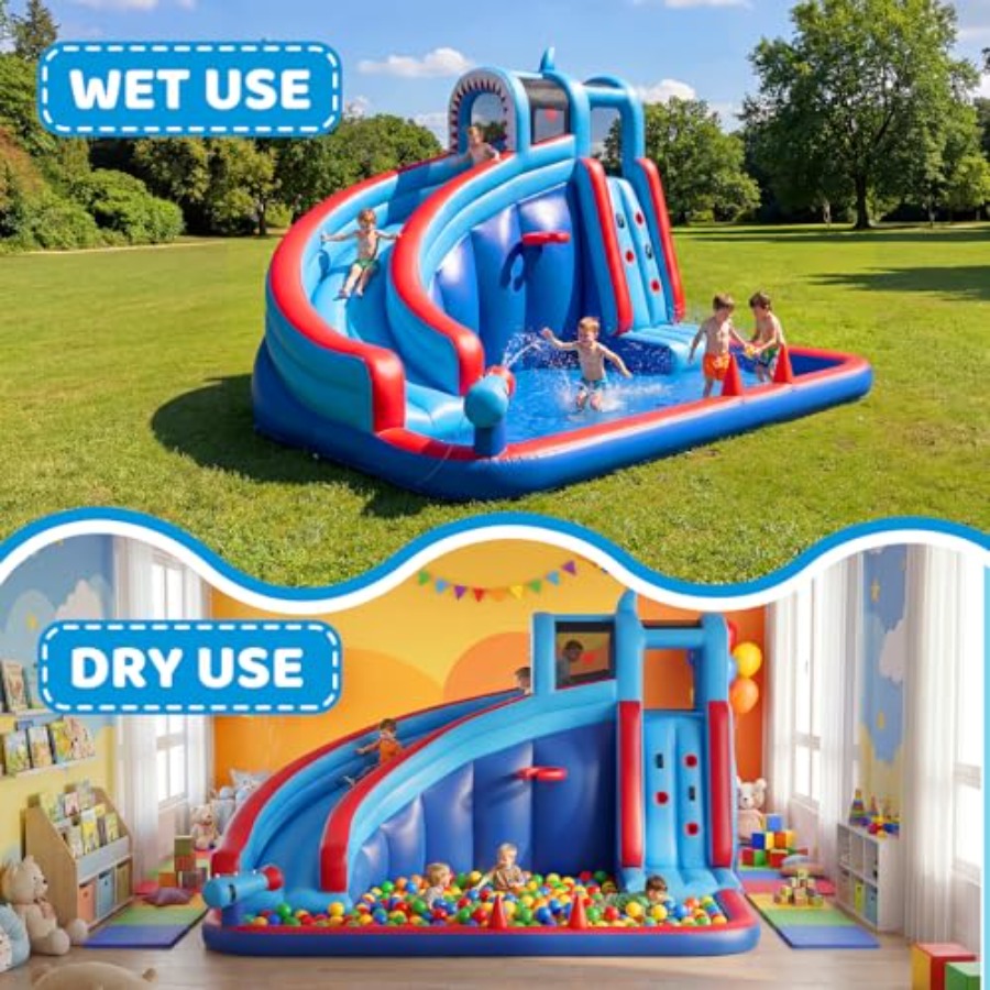 สไลเดอร์น้ำเป่าลมสำหรับเด็ก พร - Water Slide Inflatable บทวิจารณ์และราคา