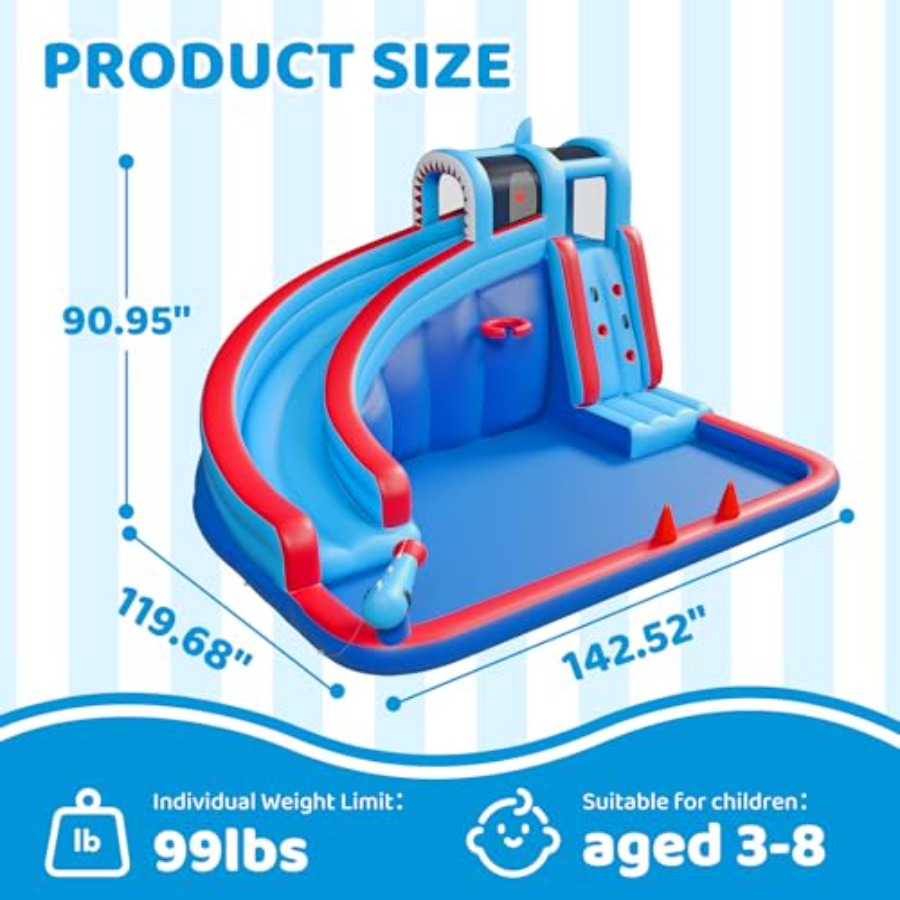 สไลเดอร์น้ำเป่าลมสำหรับเด็ก พร - Water Slide Inflatable บทวิจารณ์และราคา