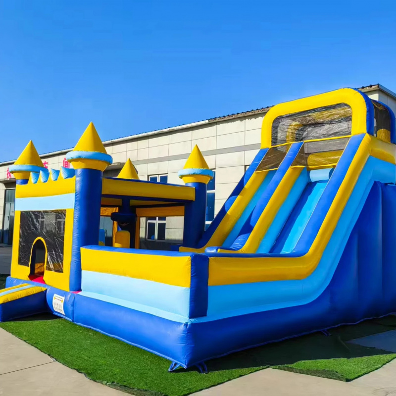 บ้านลมเป่าลมแบบ 4-in-1 เกรดเชิ - Water Slide Inflatable บทวิจารณ์และราคา