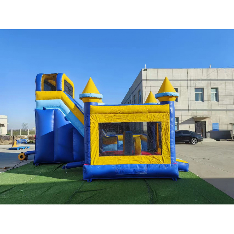บ้านลมเป่าลมแบบ 4-in-1 เกรดเชิ - Water Slide Inflatable บทวิจารณ์และราคา