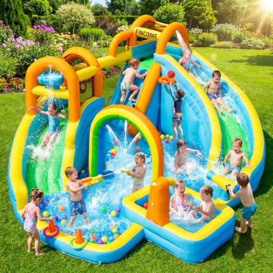 สวนสไลเดอร์น้ำเป่าลมกลางแจ้งสำ - Water Slide Inflatable บทวิจารณ์และราคา