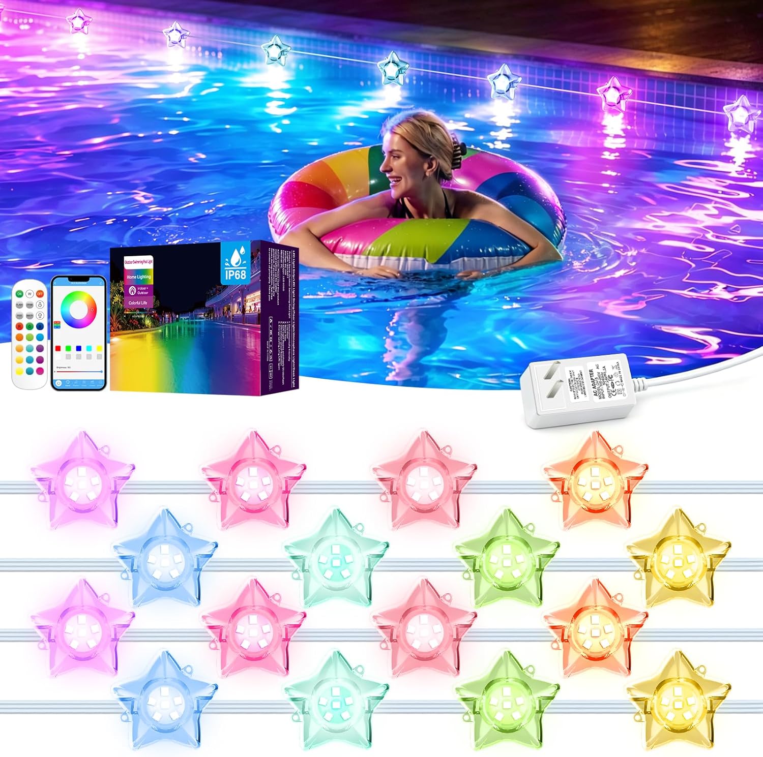 ไฟสระว่ายน้ำพลังงานแสงอาทิตย์ห - Pool Light Solar Rechargeable บทวิจารณ์และราคา