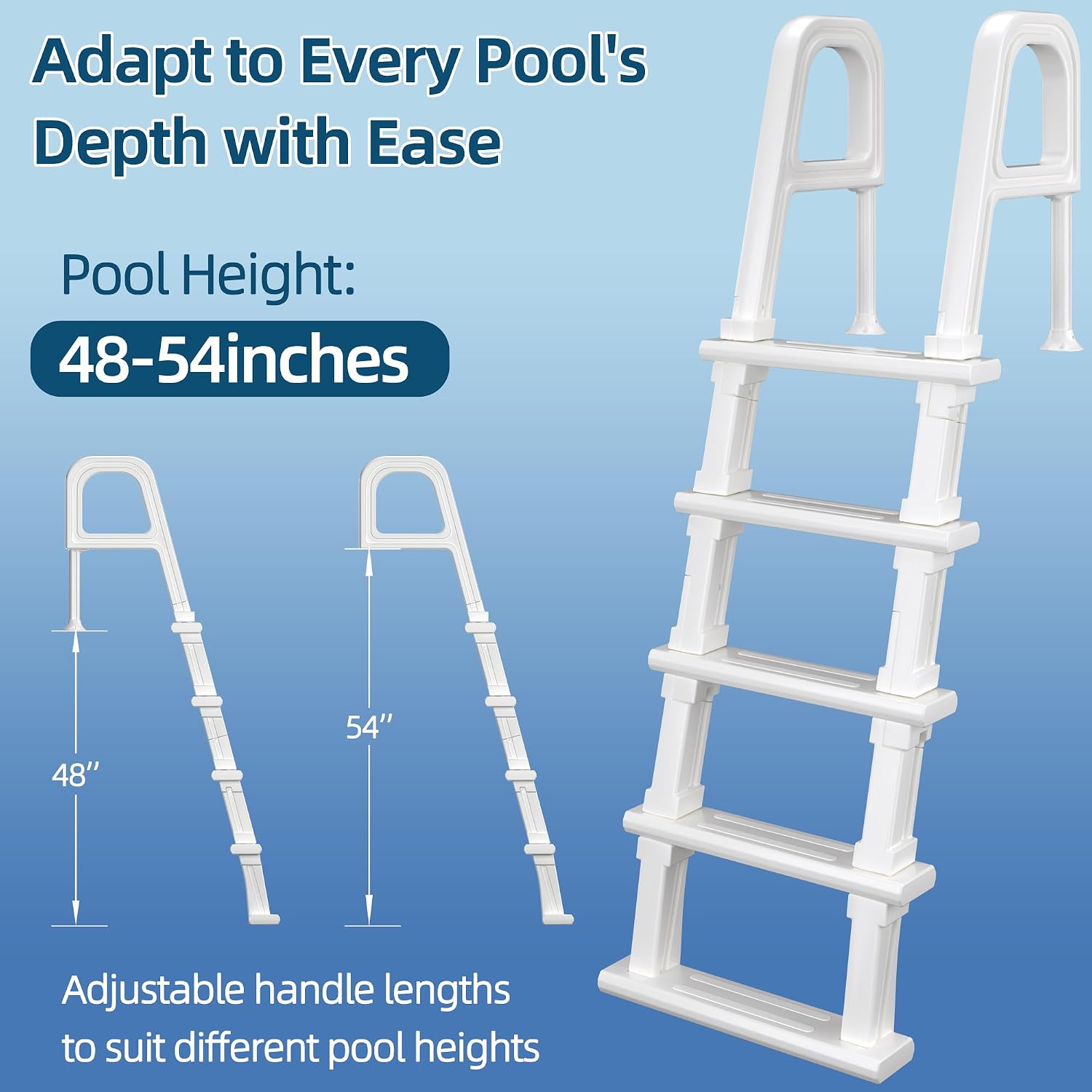 บันไดสระว่ายน้ำ, บันไดสระว่ายน - Pool Ladder Above Ground บทวิจารณ์และราคา