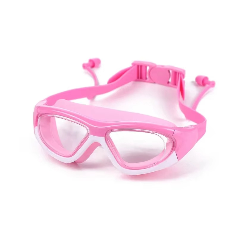 แว่นตาว่ายน้ำกรอบใหญ่กันน้ำและ - Swim Goggles Anti Fog Uv บทวิจารณ์และราคา