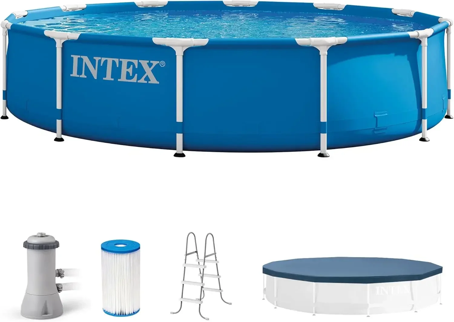 ชุดสระว่ายน้ำกลางแจ้งทรงกลมโคร - Pool Ladder Above Ground บทวิจารณ์และราคา