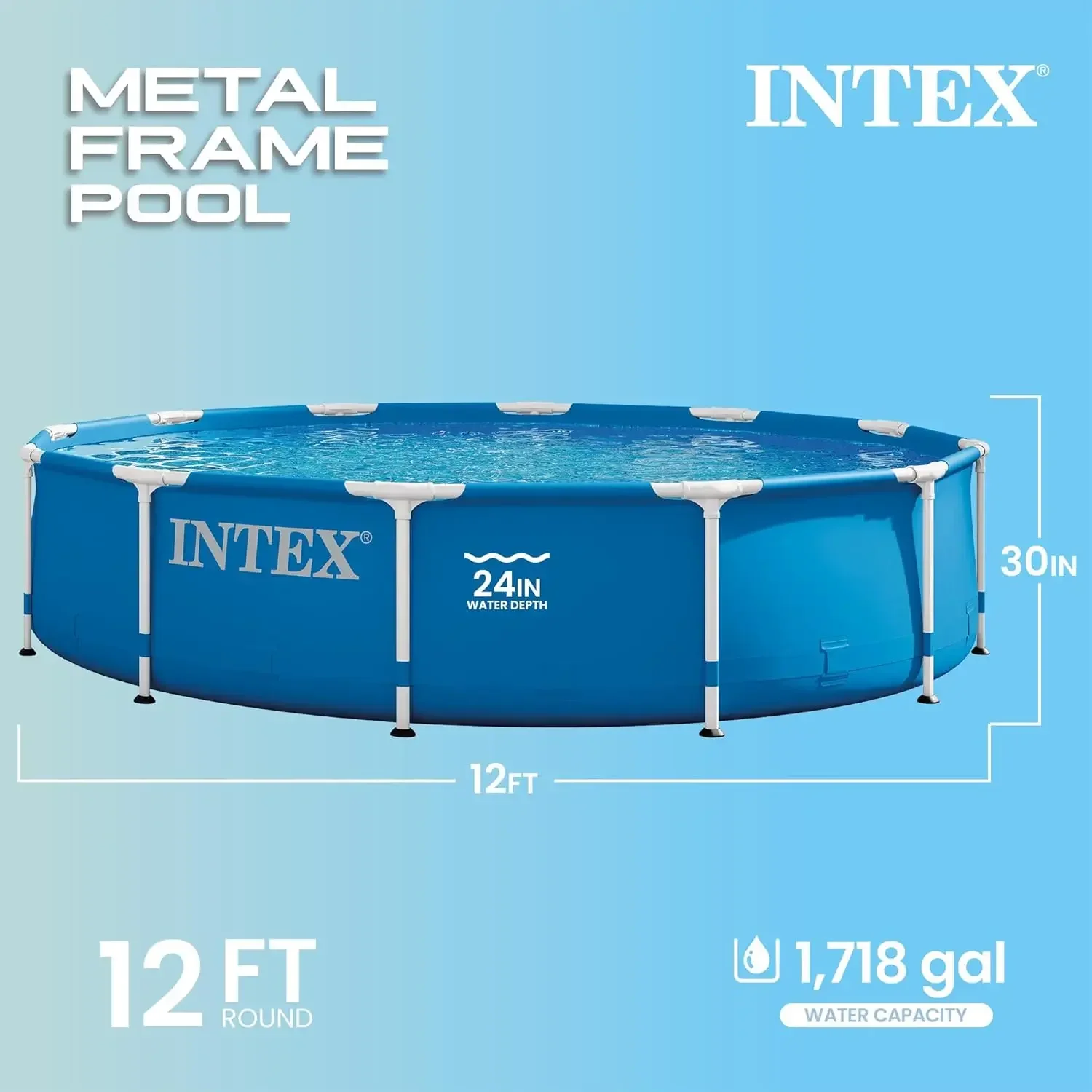 ชุดสระว่ายน้ำกลางแจ้งทรงกลมโคร - Pool Ladder Above Ground บทวิจารณ์และราคา