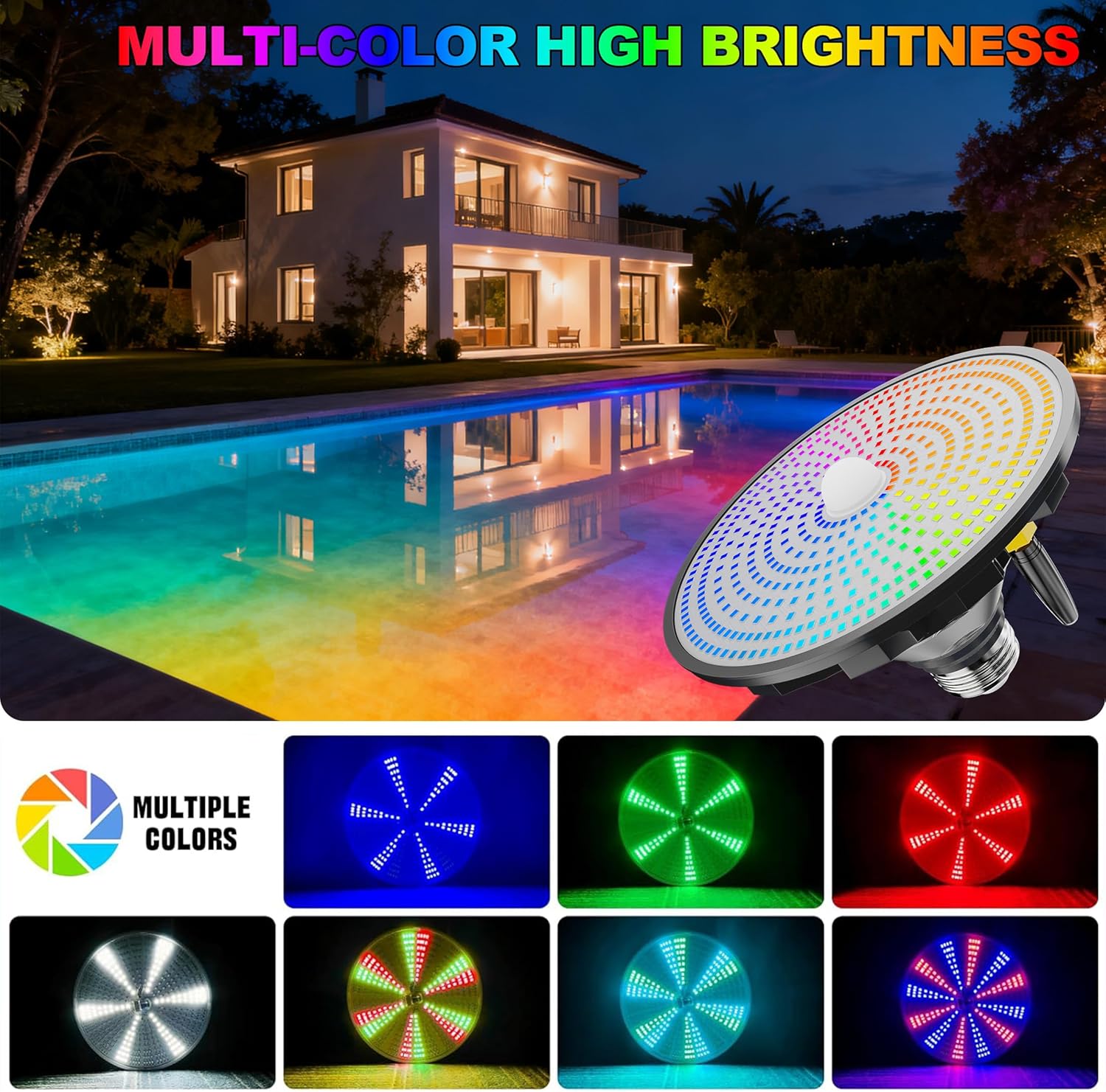 ไฟสระว่ายน้ำพลังงานแสงอาทิตย์ห - Pool Light Solar Rechargeable บทวิจารณ์และราคา