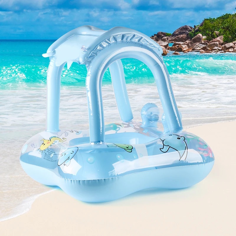 ห่วงยางลอยน้ำแบบมีหลังคาบังแดด - Pool Float Ring Inflatable บทวิจารณ์และราคา