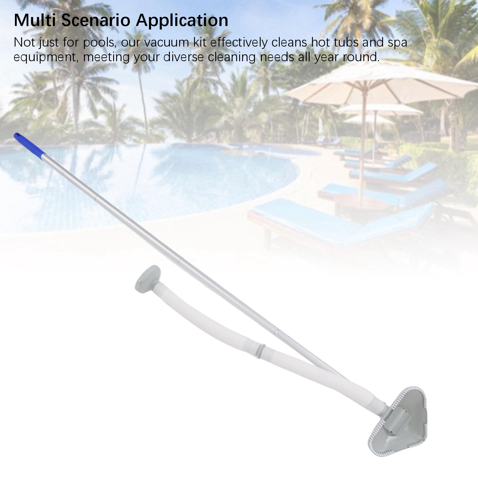ชุดเครื่องดูดฝุ่นสระว่ายน้ำแบบ - Pool Vacuum Manual บทวิจารณ์และราคา