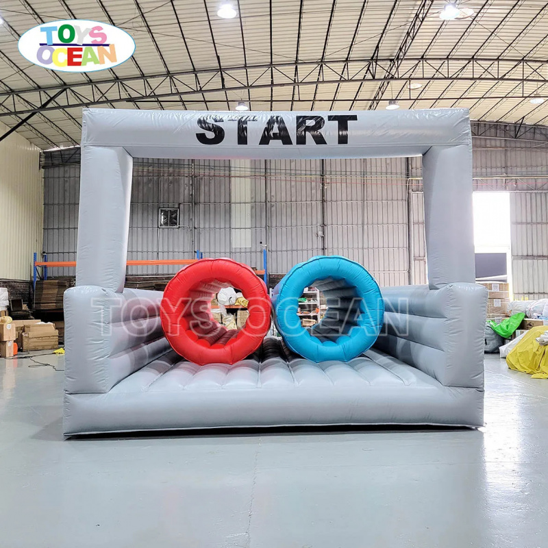 เครื่องเล่นเป่าลมแบบแข่งขัน 5  - Water Slide Inflatable บทวิจารณ์และราคา