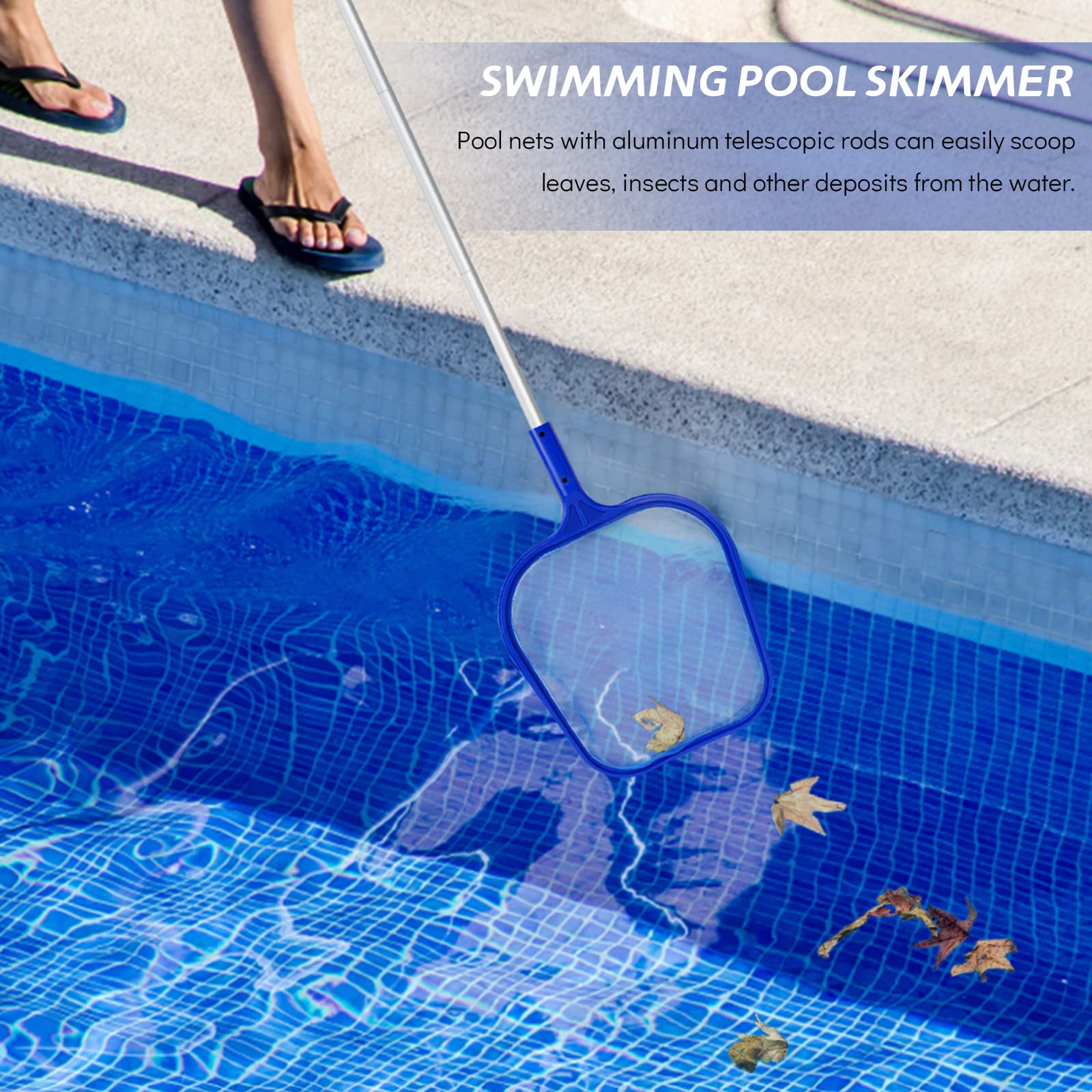 ตาข่ายกรองใบไม้สำหรับสระว่ายน้ - Pool Skimmer Net บทวิจารณ์และราคา