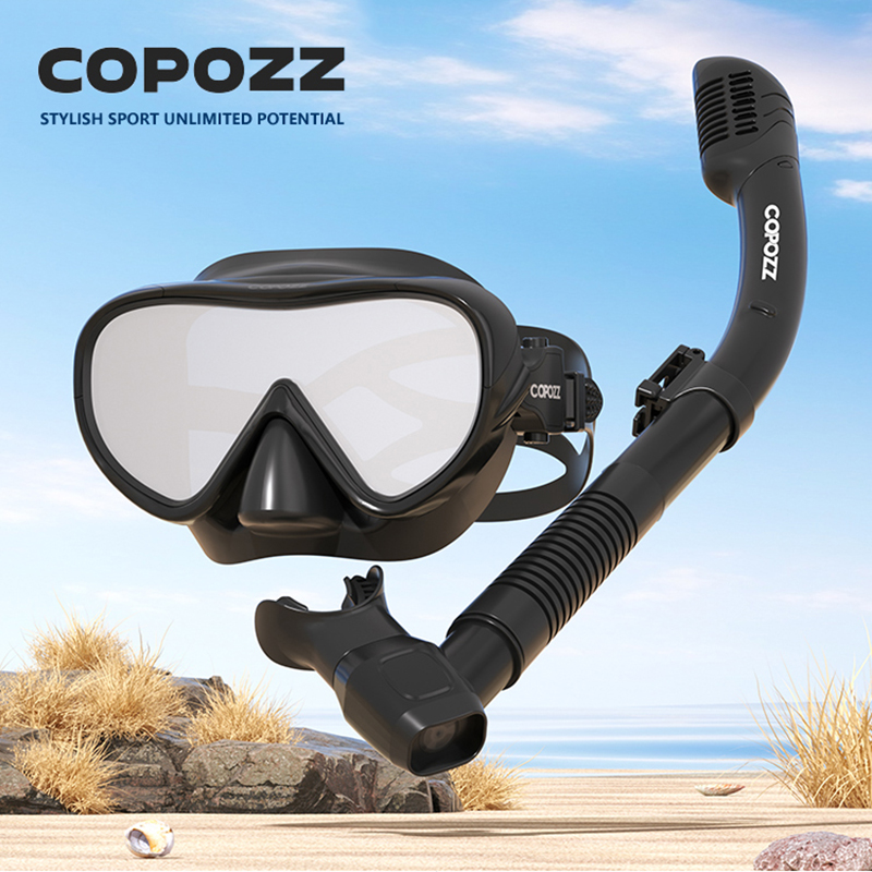 COPOZZ หน้ากากดำน้ำแบบใหม่ หน้ - Snorkel Mask Full Face บทวิจารณ์และราคา