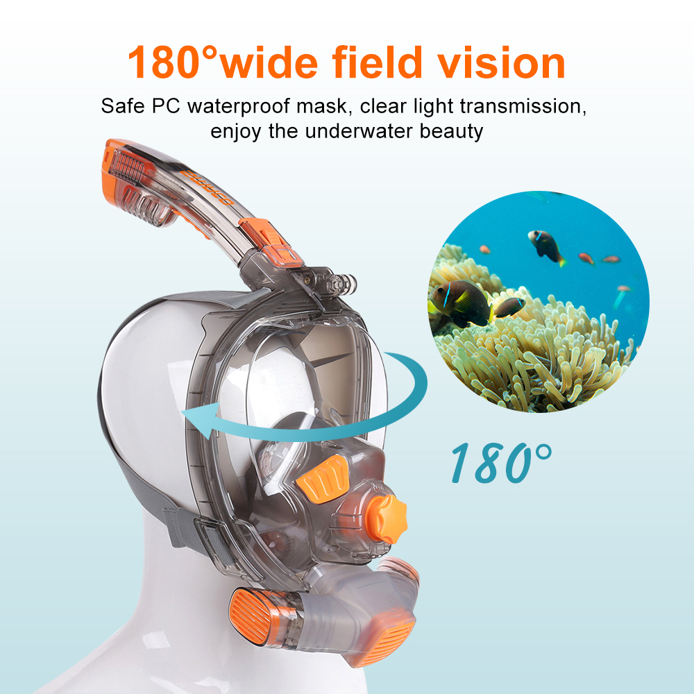 Smaco หน้ากากดำน้ำสำหรับผู้ใหญ - Snorkel Mask Full Face บทวิจารณ์และราคา