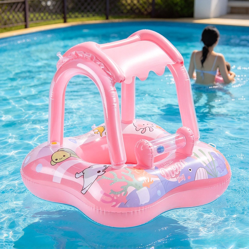 ห่วงยางลอยน้ำสำหรับสระว่ายน้ำ  - Pool Float Ring Inflatable บทวิจารณ์และราคา