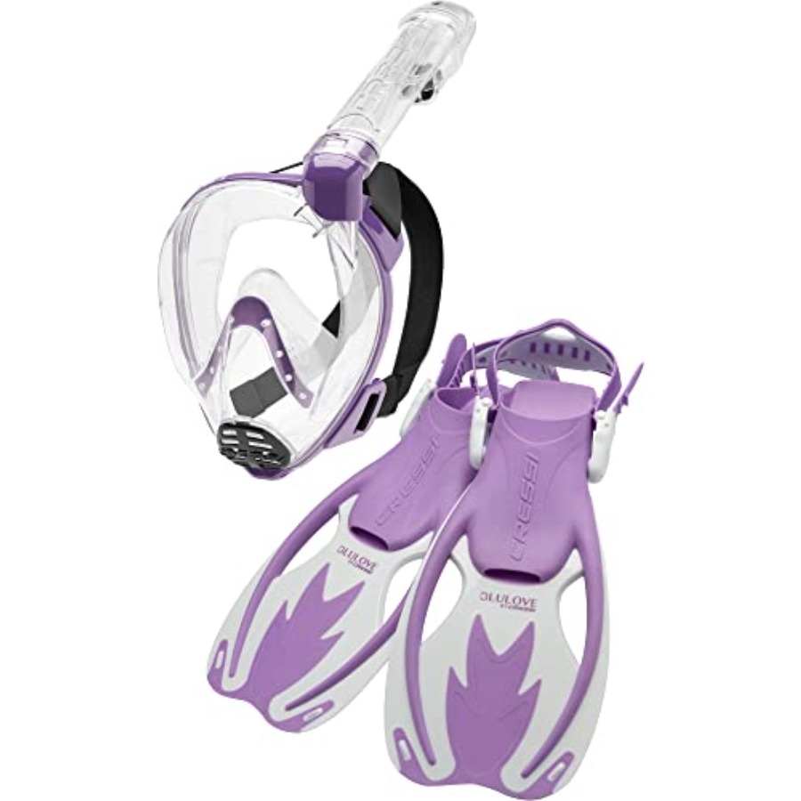 ชุดดำน้ำตื้นสำหรับเด็กอายุ 6-1 - Snorkel Mask Full Face บทวิจารณ์และราคา