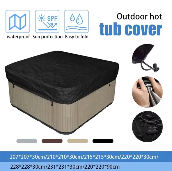 ผ้าคลุมอ่างน้ำร้อน สปา สระว่าย - Pool Cover Waterproof บทวิจารณ์และราคา