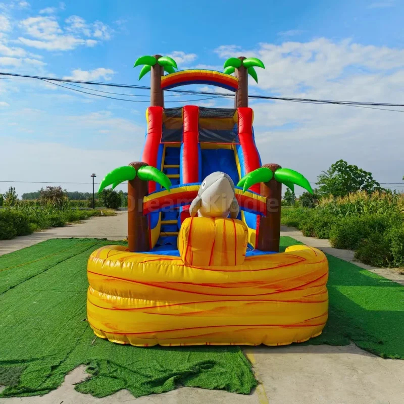 สไลเดอร์น้ำเป่าลม PVC คุณภาพดี - Water Slide Inflatable บทวิจารณ์และราคา