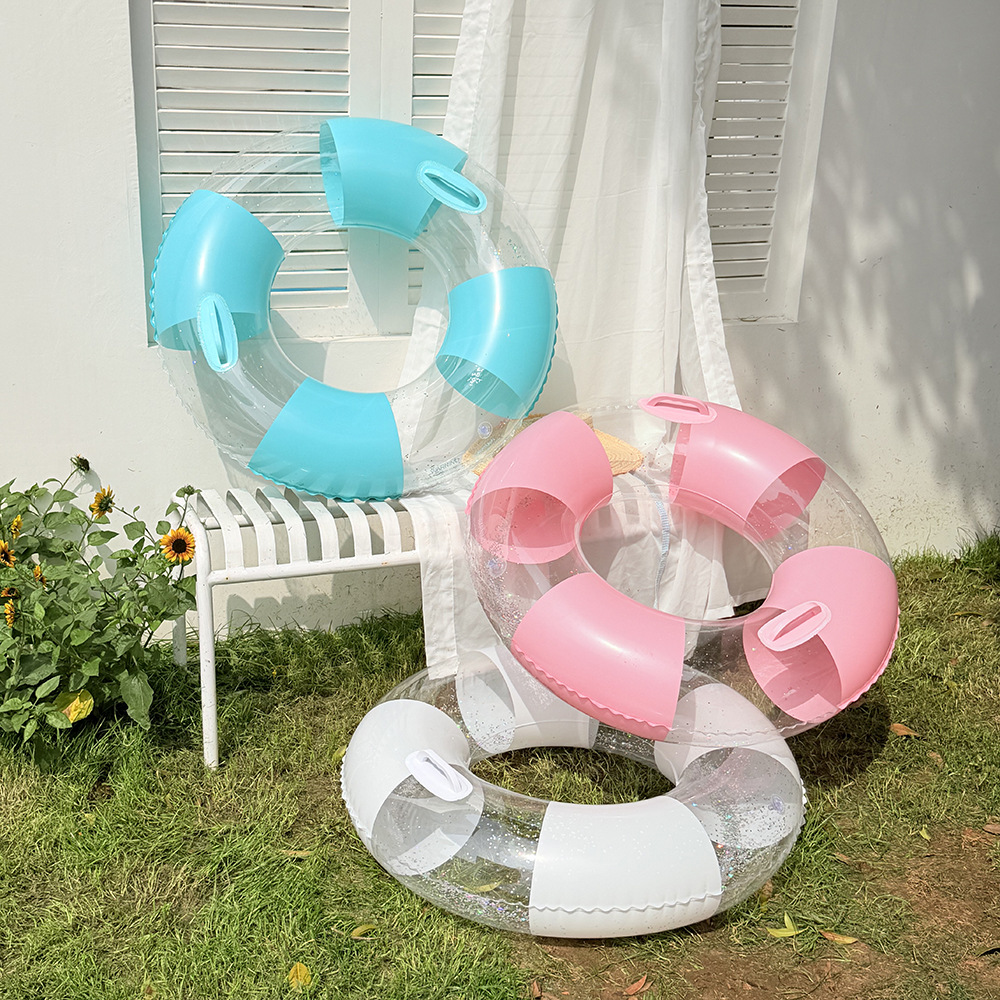 ห่วงยางว่ายน้ำใสสำหรับผู้ใหญ่  - Pool Lounger Inflatable บทวิจารณ์และราคา