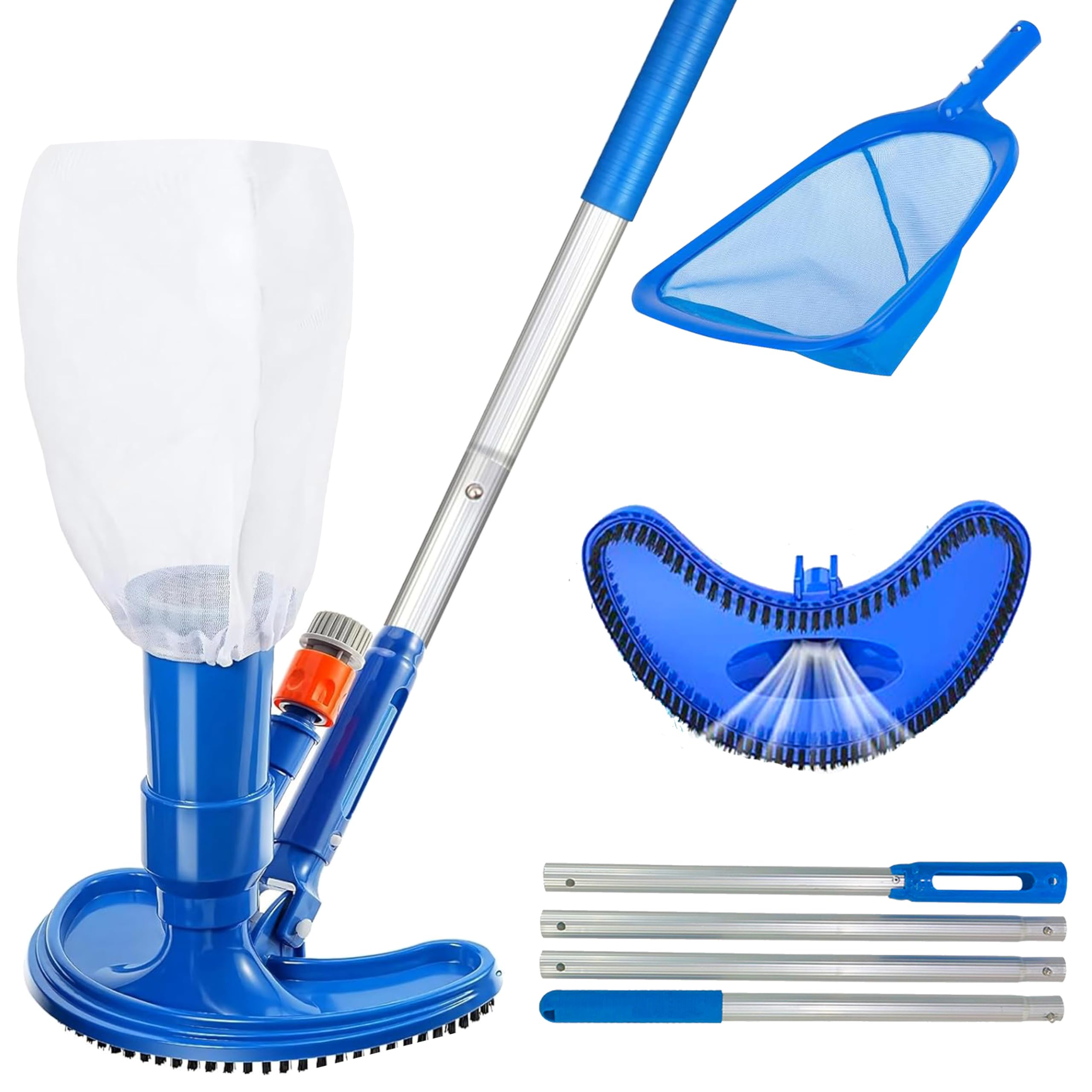 เครื่องดูดฝุ่นสระว่ายน้ำขนาด 6 - Pool Vacuum Manual บทวิจารณ์และราคา